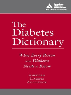 cover image of The Diabetes Dictionary
